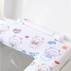 Cartoon Printed Pattern Bathroom Toilet Cushion Home Universal U-shaped Toilet Pads Washable Paste Type Toilet Cover