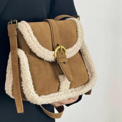 Women Shoulder Bags Fashionable Plush Versatile Crossbody Bag Designer Bags for Women Purse and Handbags Mother Kids Bags