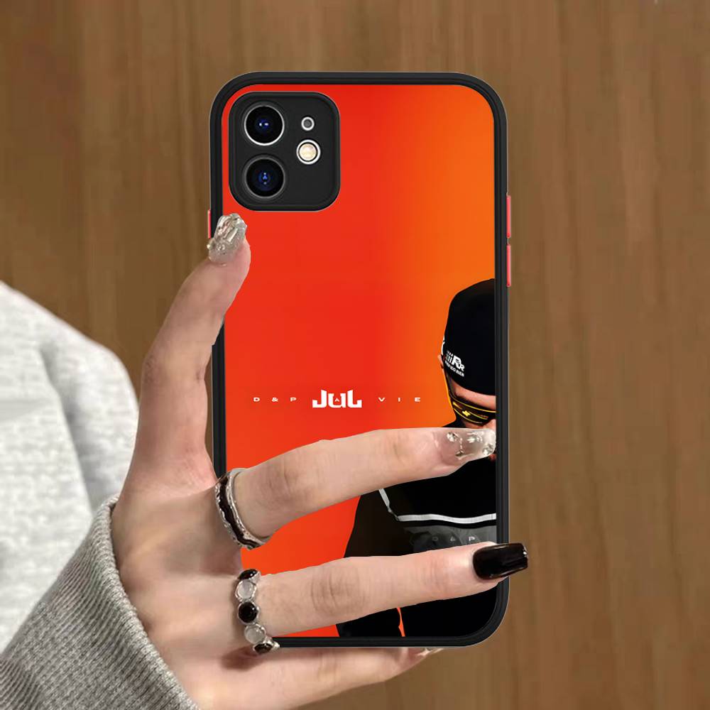 

Rapper J-JuL C est Pas Des Lol Phone Case For IPhone 16 15 14 13 12 11 Pro Max 7 8 6 6s Plus Matte Cover iphone 12pro max