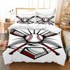 Baseball Bedding Set Sport 3D Printed Soft Brushed Duvet Cover King Queen Twin Single American Style Birthday Gift For Kids Boys