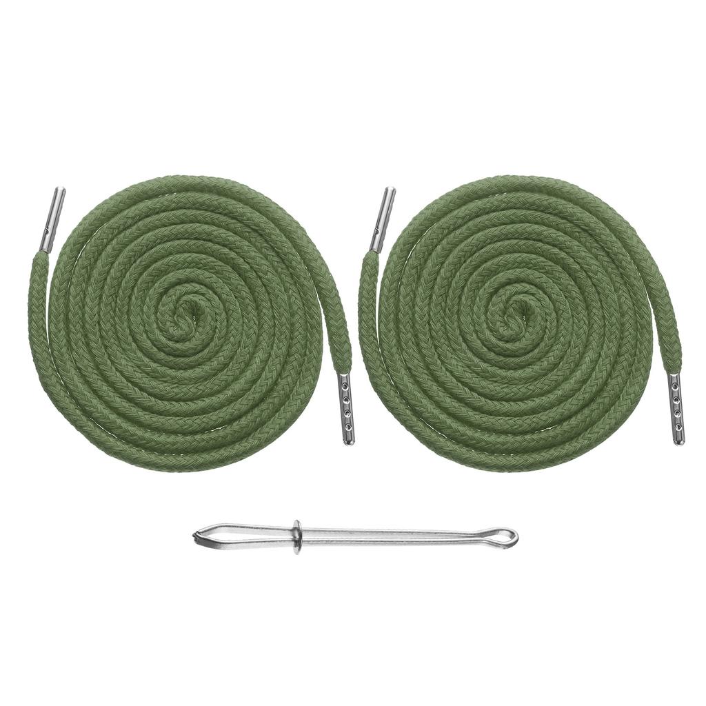 Uxcell 2 pezzi Coulisse per Vita Pantaloni per Uomo Donna Pantaloni Sportivi Corde Coulisse Corda Cintura Cordino Maglione Cappello Corda Rotonda Fai da te