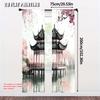 2pcs   Upscale Curtains 2D print Chinese Ink Painting Style Fabric (without rod) Decorations Inside Ldeal for Various Rooms