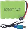6.0V 2800mAh AA Rechargeable Battery with SM-2P Plug and USB Charging Cable – Compatible with TB141 TB142 DE37