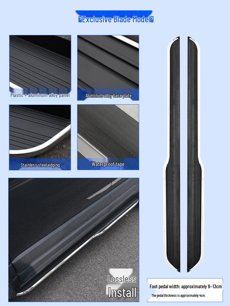 2024 Beijing BJ30 Electric Vehicle Aluminum Foot Pedals with Welcome Lights