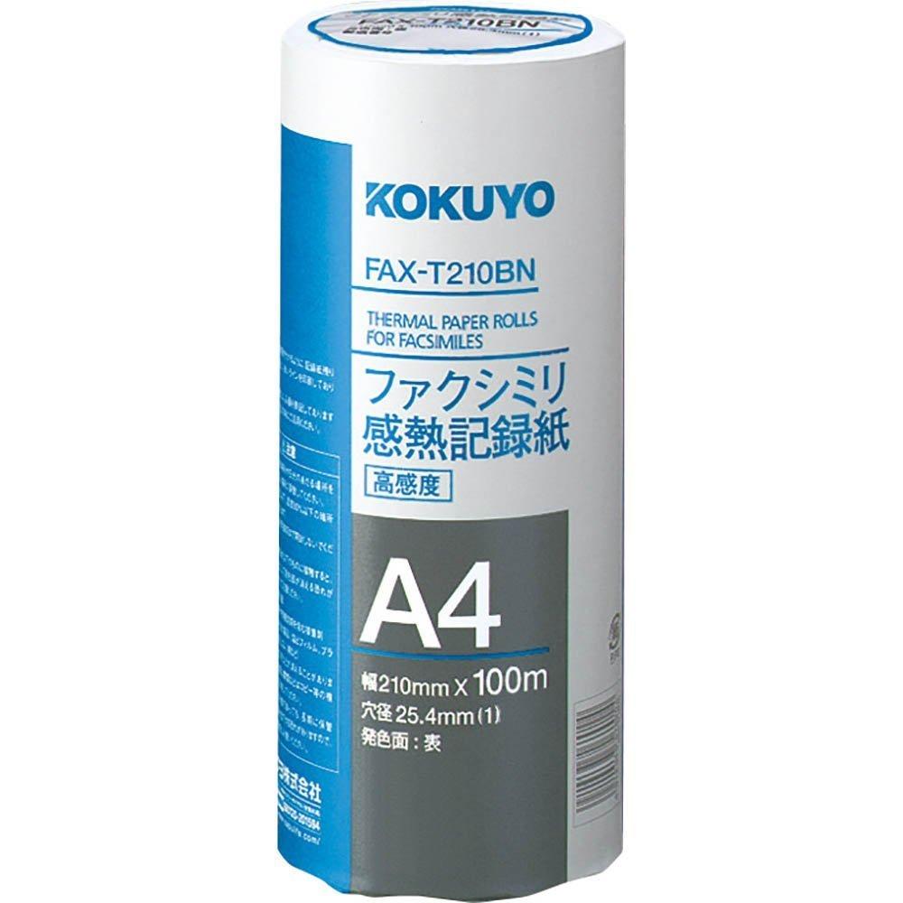 

KOKUYO Facsimile thermal recording paper A4 FAX-T210BN [Bulk purchase 3-volume set]