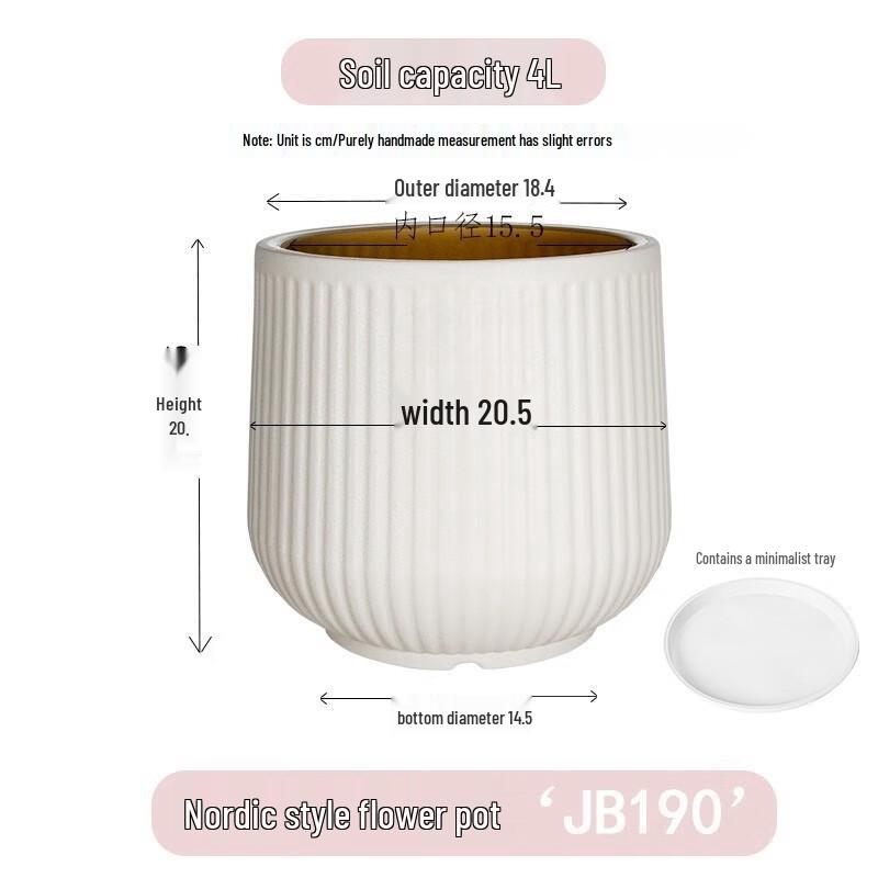 

KEYSHEEL Antique Roman Style Plastic Flower Pot