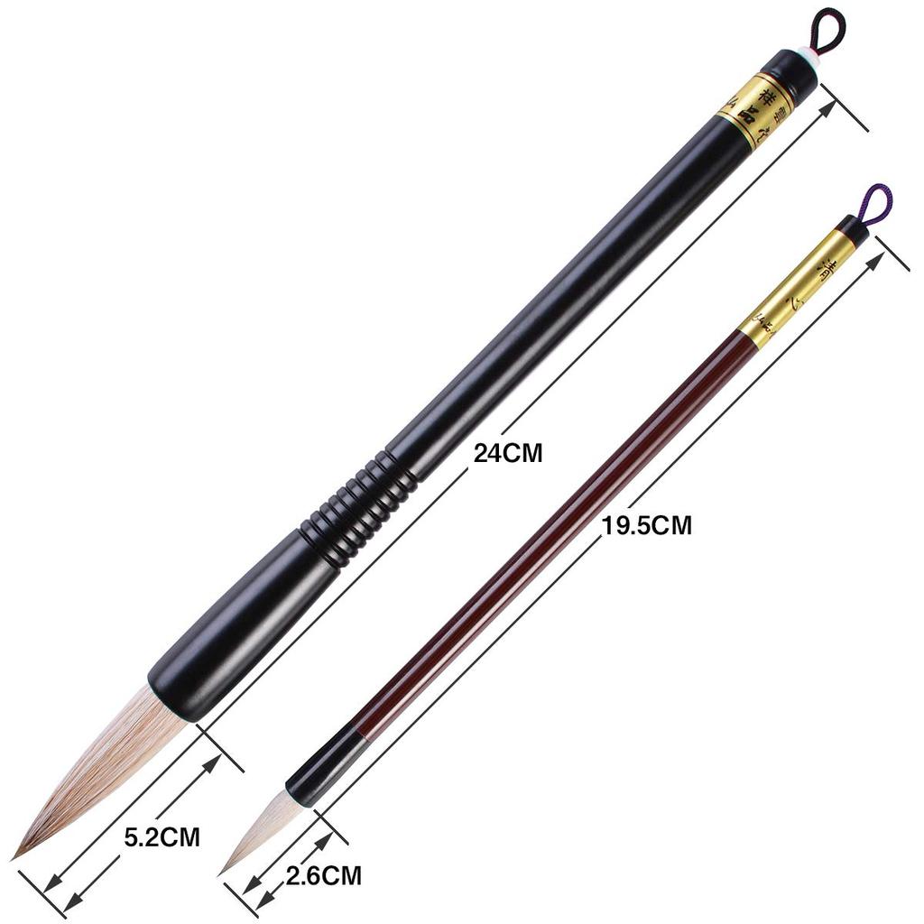Calligraphy Brush Mixed Hair Brushes Thick Brush Size Thin Suitable for Junior and Adult Students Perfect for School Calligraphy Practice Set Brush