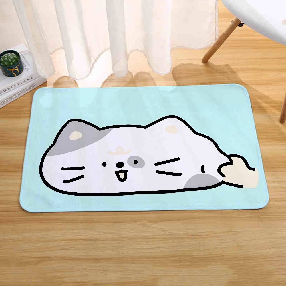 Cartoon Pink Cute Rabbit Bear Dog Floor Mats Home Laundry Rug Carpet For Living Room Decor Lounge Area Antislip Foot Mat Doormat