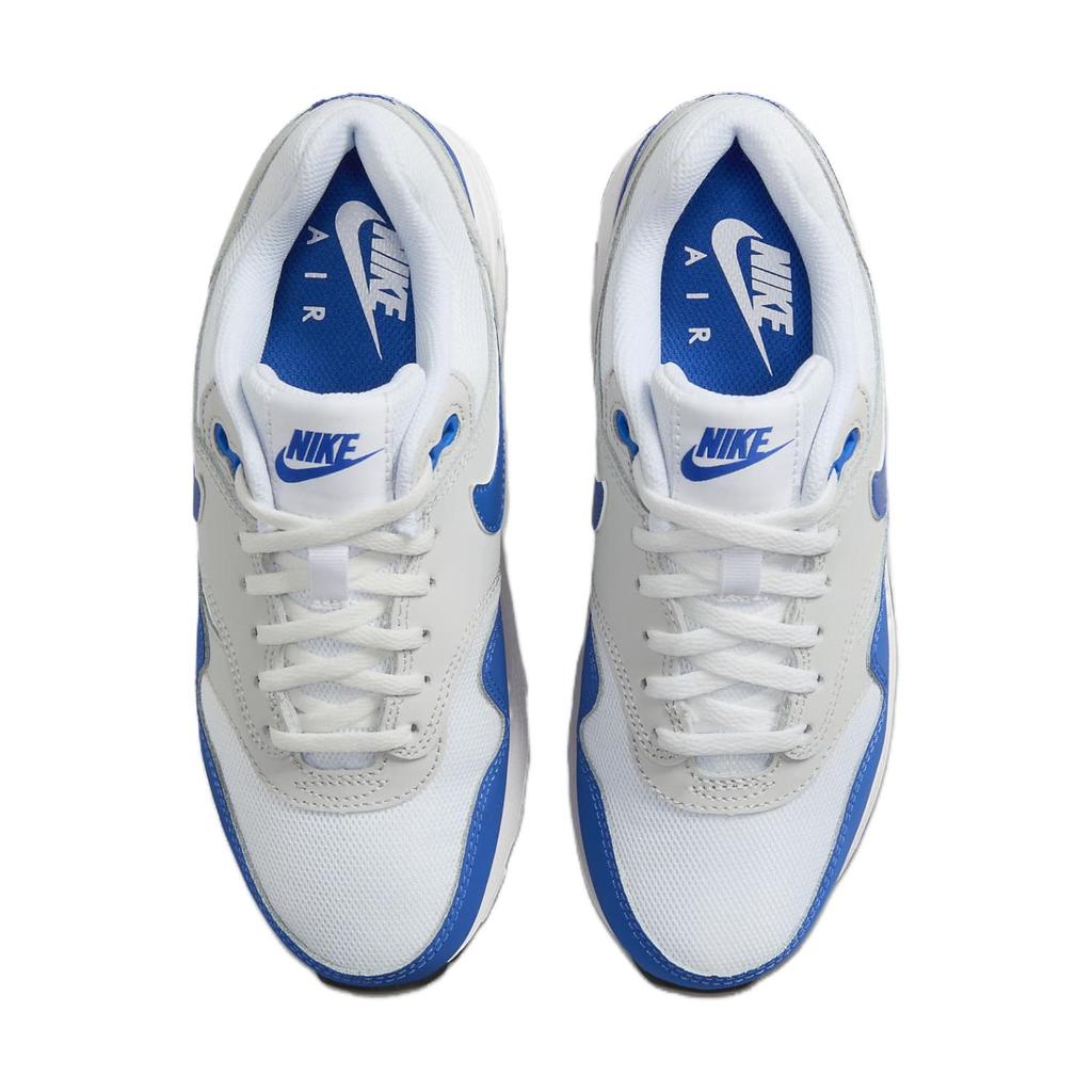Nike Air Max 1 GS Blu Reale Sneakers Bambino Bianco Grigio Neutro Nero DZ3307-104