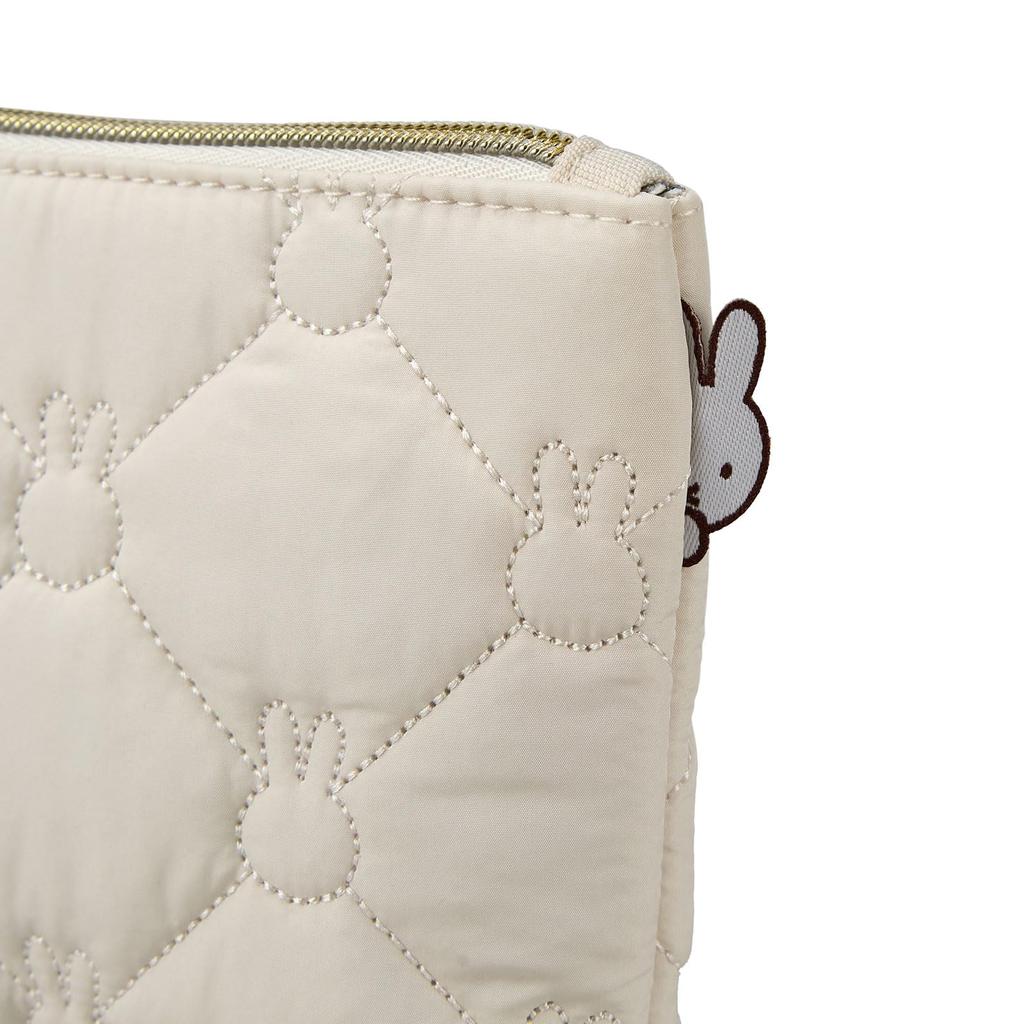 [Sifre] Miffy Quilted Pouch 7133-M B302 (Ivory)