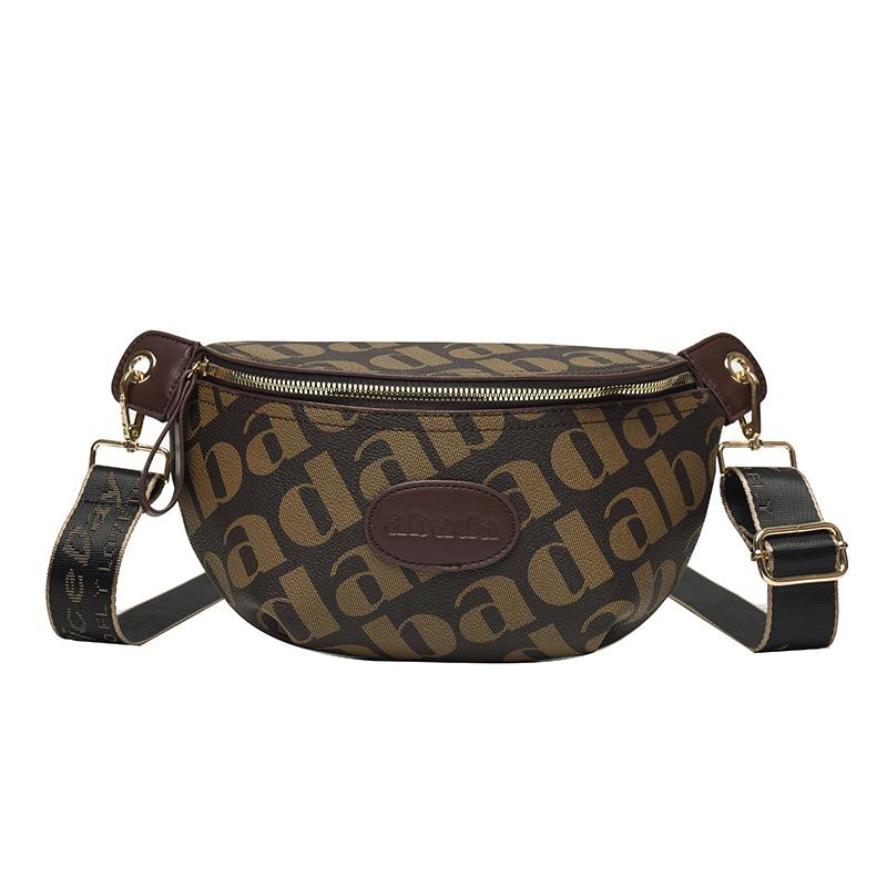 Fashion texture versatile casual bag 2025 spring new casual bag messenger bag dumpling bag