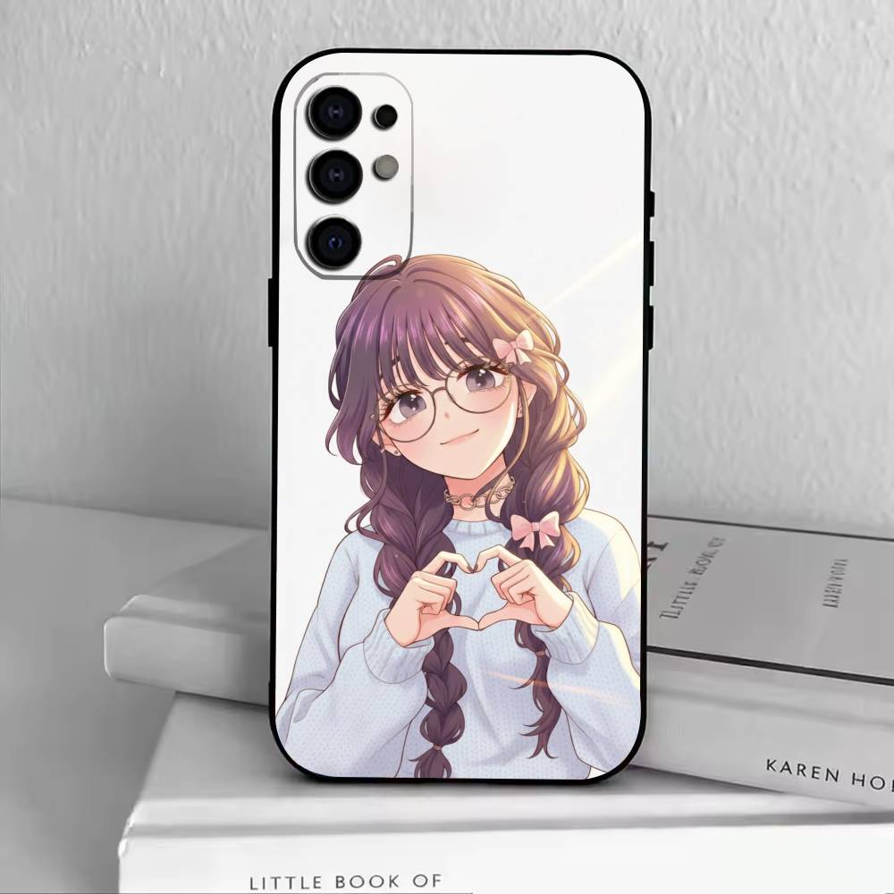 

Kaoruko W-Waguri Чехол для телефона для Samsung S25,S24,S21,S22,S23,S30,Ultra,S20,Plus,Fe,Lite,Note,10,Черный чехол Samsung S26ULTRA