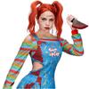 Chucky modré šaty Halloweenský cosplay kostým