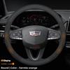 cuwklz1 Leather Car Steering Wheel Cover for Cadillac Escalade 3 4 ATS SRX CT6 CTS XT5 STS CT5 XT6 XT4 Lyriq Accessories