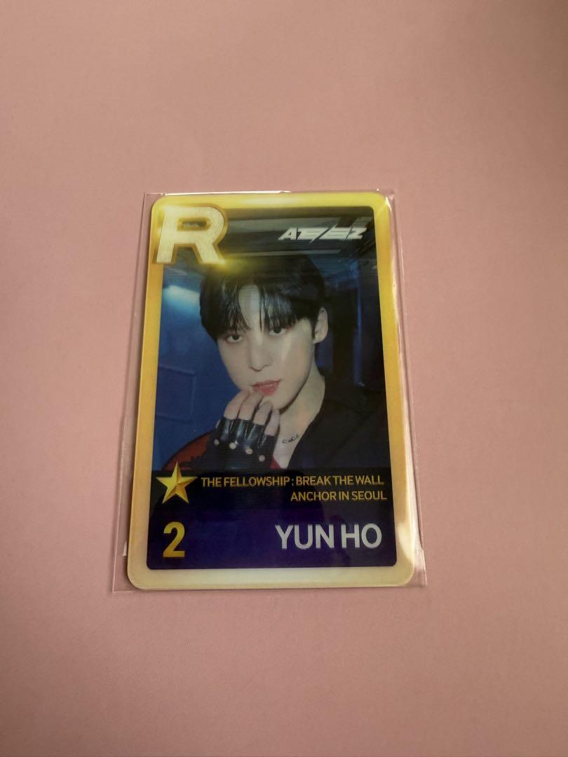 

[USED] ATEEZ superpstar trading card Yuno