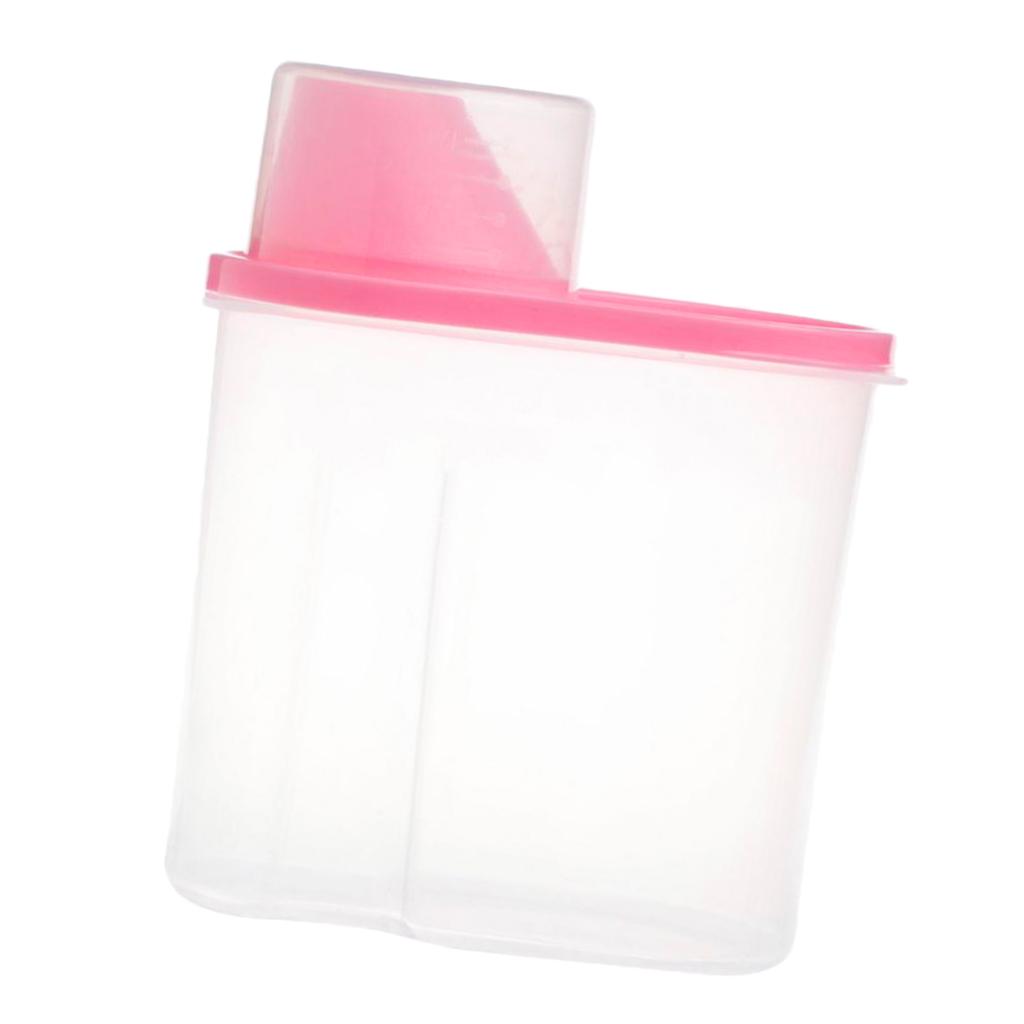 Home Kitchen Cereal Dispenser Candy Food Storage Box Containers Bins , 1.9L Pink