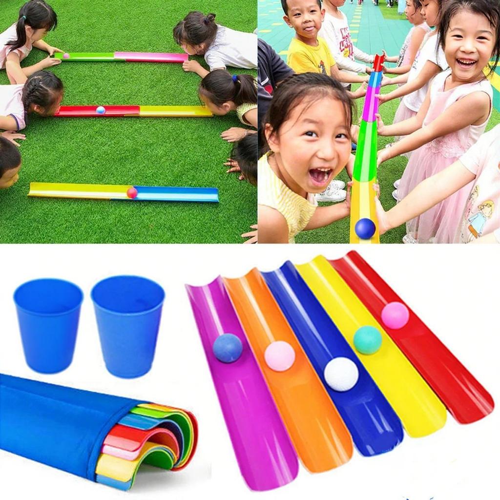 Pipeline Ball Challenge Game Adult Team Building Children's Sensory Integration Training Toys Ball Sports Party Outdoor Toys