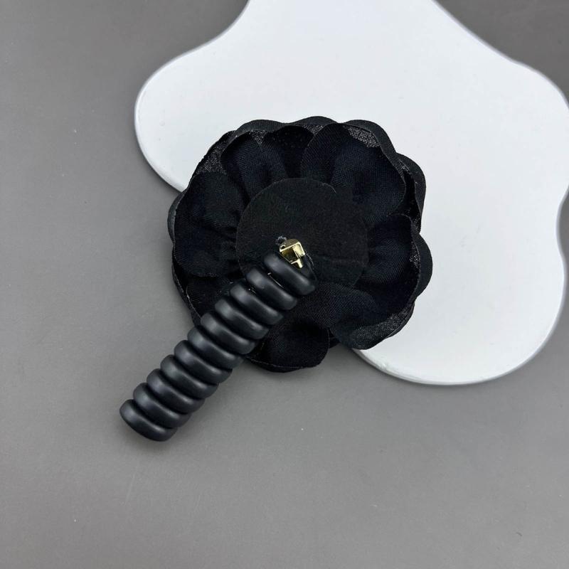 Pack of 2 Stretchy Hair Bands Colorful Phone Cord Stretchy Ponytair Holders Stylish Hair Accessory for Women and Girls