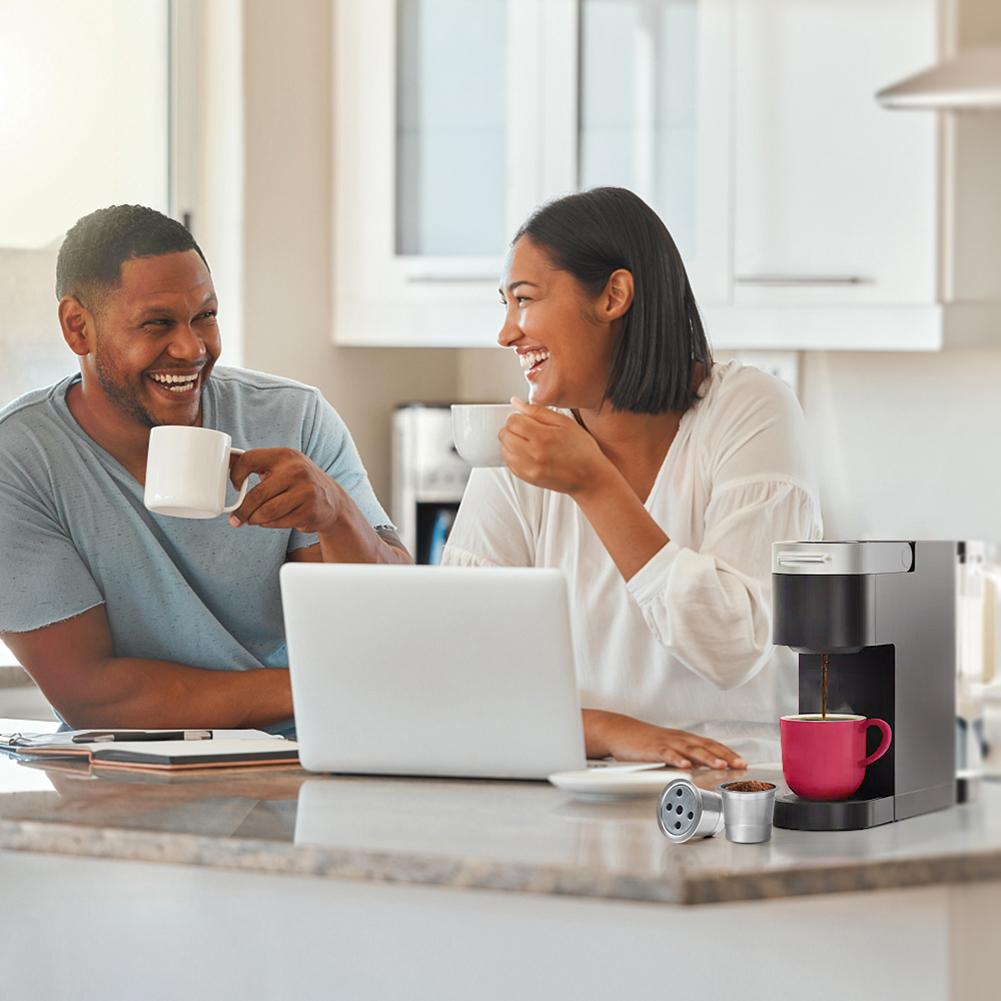 Kovový šálek kávového filtru Opakovaně použitelný koš kávového filtru Kávovary Kávovar Sítko Plnitelný pro Keurig K-supreme Plus