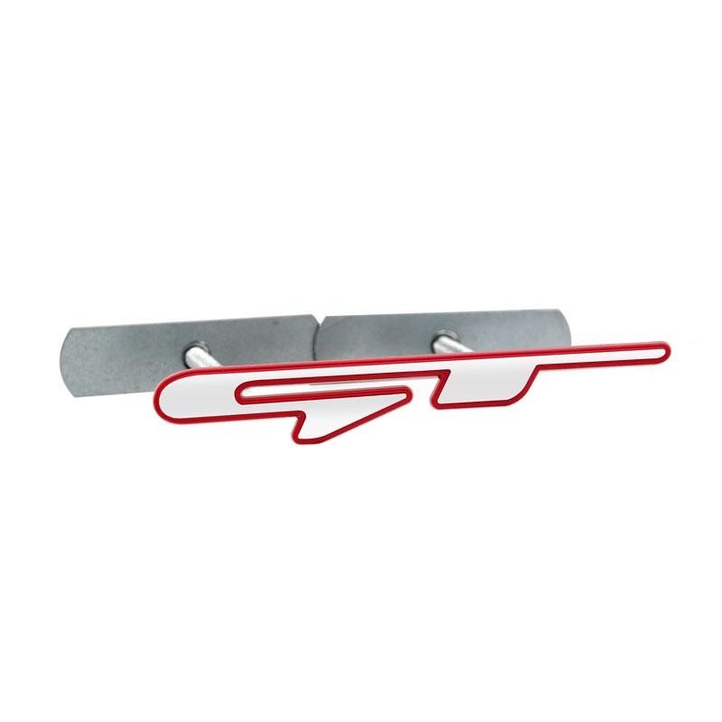 3D Metal Logo GT GT Line Emblem Car Front Grill Badge Rear Trunk Sticker For Kia K3 K5 KX5 Sportage Rio For Peugeot GT RCZ 508