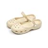 Ballett Lochschuhe 2026 Frühling Neu Ein-Pedal Hohl Strand Sandalen Faule Schuhe