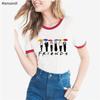 2024 Summer Tops Friends Tshirt Unisex Graphic Print T Shirt Femme Friends Tv Show Tshirt Female Bff Tumblr Tops Tees