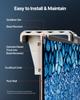 VEVOR 21-ft Round Above Ground Pool Liner, Unibead Pool Liners, Standard Gauge, 52inch Wall Height