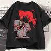 Kasane Teto Tshirt For Unisex Vintage 100 Cotton Tees Crewneck Short Sleeve T Shirts Birthday Present Tops