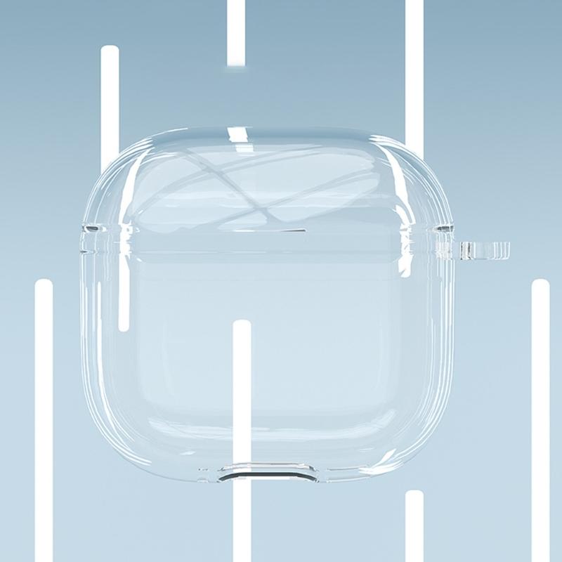 Clear TPU Protective Case For Headsets Shock Absorbents Cover Protective TPU Clearly Case Snugly Fit Earphone Shell