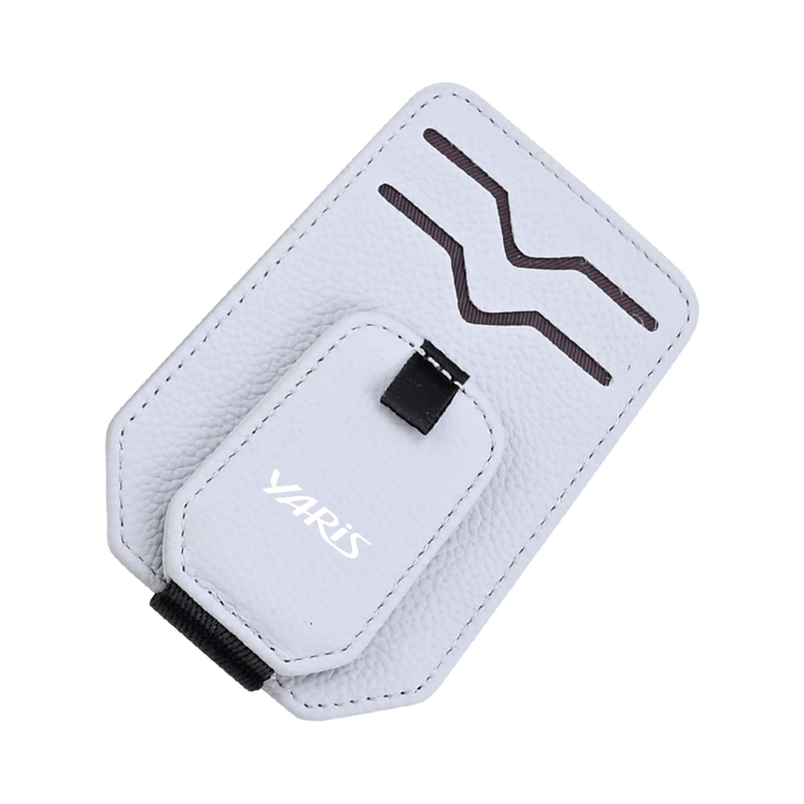 

MAIBAOYUAN Car Eyeglass Clip, Suitable for Yaris Yaris, Eyeglass Frame, Suede Material, Sunglasses Frame, Suitable for Yaris сірий колір