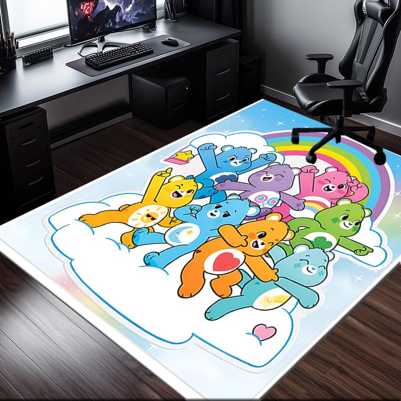 1PC Love Bears Rug for Livingroom,Bedroom, Palyroom, Chair Rug, Area Rug, Game Carpet, Large Size Rug Fan Christmas Gift