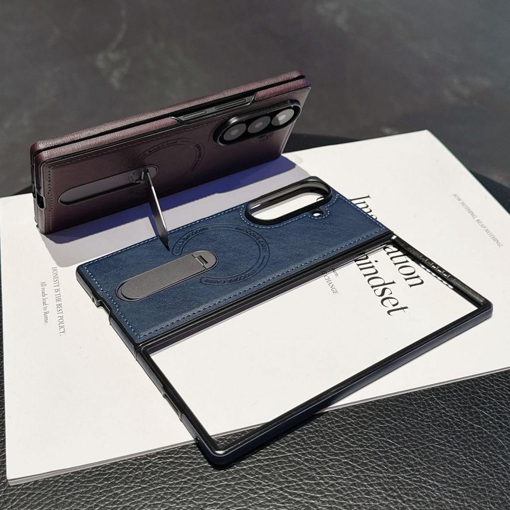 Samsung Z Fold7 Flip pouzdro s 360° otočným stojánkem a magnetickým bezdrátovým nabíjením