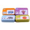 Jouet Éducatif Précoce Montessori pour Bébé Puzzle Jeu d'Association Carte Cognitive Voiture Fruit Animal Vie Puzzle Jouets pour Enfants