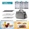 DAZUAN Foldable Cooler Bag, Thermal Bag, Insulated Bag, Large Capacity 15L, Soft Cooler Bag, Insulated Lunch Bag, Insulated, Handheld or Shoulder