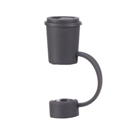 12MM Sugerørshætte Fødevaregodkendt Plast Genanvendelig Støvtæt Ensfarvet Mini Universel Glas Sugerørstip Prop Topper Beskytter Køkkenudstyr
