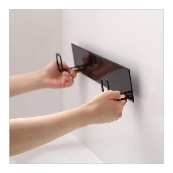 Yamazaki Jitsugyo Tower Magnetic Bath Lid Holder (For Combination, Black 9890)