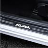 FMCL1 Car Trunk Bumper Sticker Door Sill Threshold Protector Pad For Ford KUGA Logo 2023 Carbon Fiber Door Pedal Anti-Scratch Cover