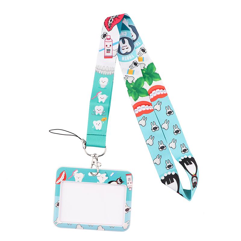 Medical signs Credential Holder Keychains Neck Lanyard For Pass Card Credit Card Holder Keychain Straps Mobile Phone Wholesale