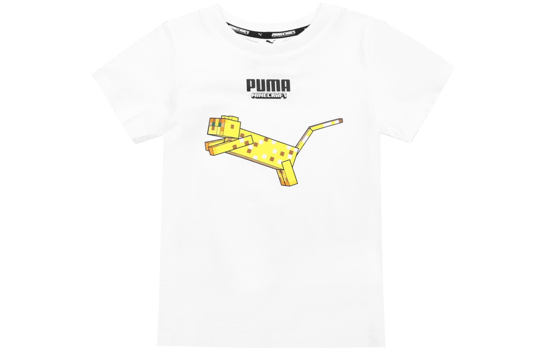 PUMA Pre School T Shirts Crew Neck Moderate 533435-02 110