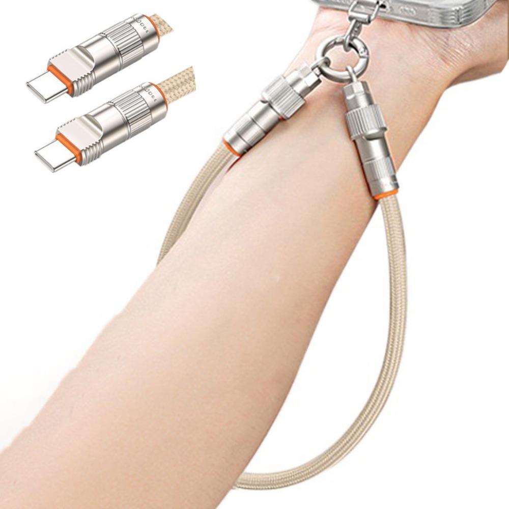 2 In 1 Fast Charging Phone Strap PD66W Phone Hanging Rope Mobile Phone Lanyard  Phone Accessories