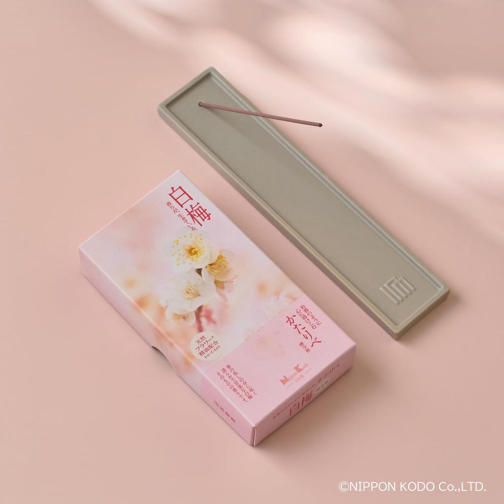 Kataribe White Plum 100g Incense Stick Nippon Kodo Low Smoke Approx.