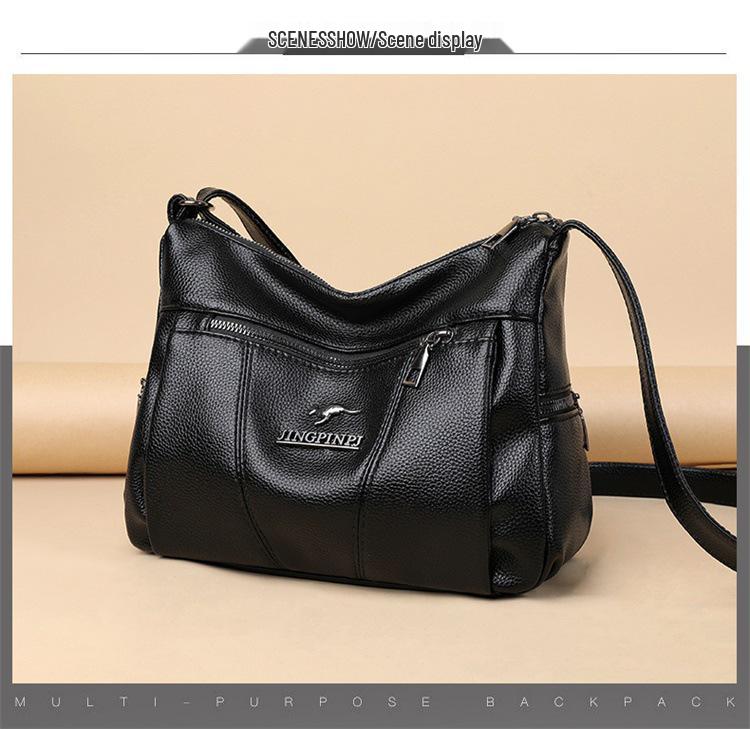 Women's 2025 Large Capacity Messenger Bag - New Fashionable Shoulder Bag for Moms