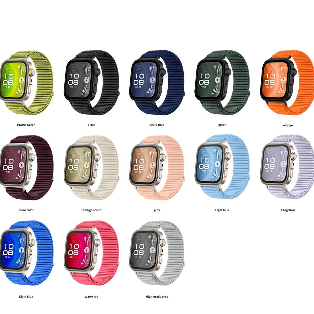 Official Nylon Braided Loop Strap for Huawei Watch Fit 4 3 Sport Breathable Bracelet for Huawei Watch Fit 4 Pro Wristband Correa