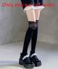 Girl Over Knee Socks With Thickened Acrylic Material For Winter Warmth And Casual Style