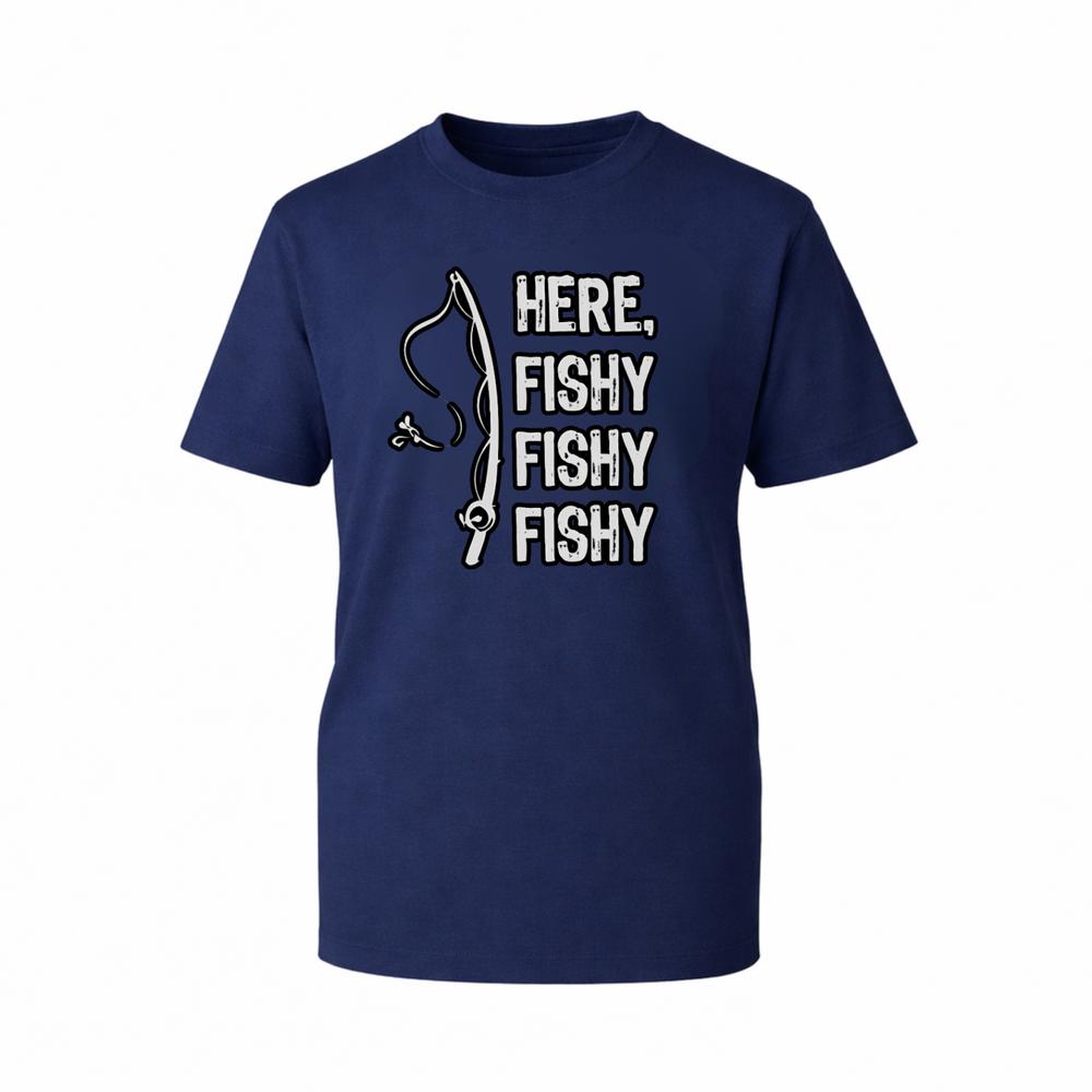 Fishing Rod Graphic TShirt Funny Angler Tee Novelty FisherUnisex Gift Unisex TTop S