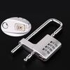 Adjustable Combination Lock Long Shackle Security Padlock Versatile Combination Lock Upgraded for Gym School & Fences