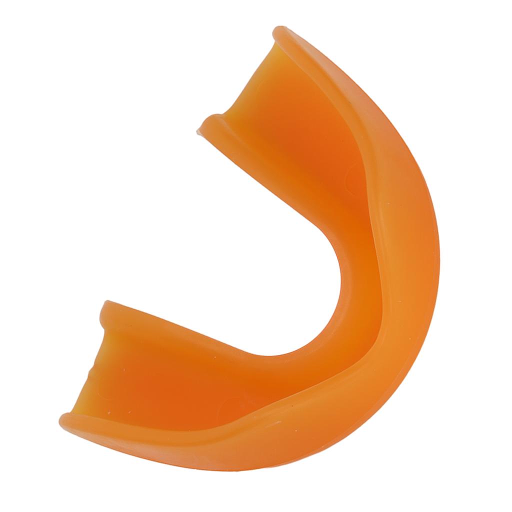EVA Mouth Guard Shock Absorbing Cushions Impact Hold Teeth Sports Mouth Guard Easy Fit Single Sided