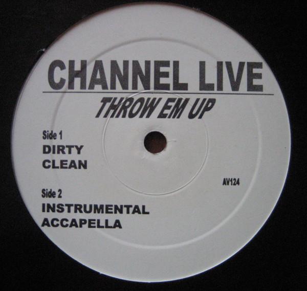 

12inch Record CHANNEL LIVE - Throw Em Up AV124 AV8 Records US Rap & Hip-Hop/R&B Used