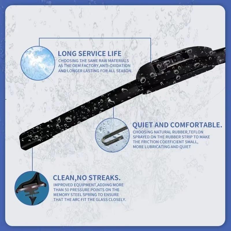 Front Rear Wiper For Mazda CX-3 DK 2014 2015 2016 2017 2018      2024 2025 Windshield Brushes Accessories