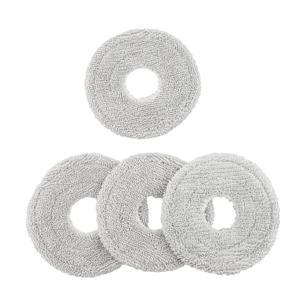 Replacement Mop Cloth for Robot Vacuum Cleaner For Conga X70 4 Pack Washable and Reusable Microfiber Cleaning Pads